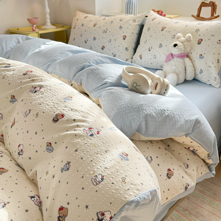 Floral Patterned Duvet Set