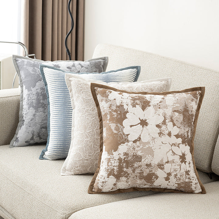 Decorative Texture Flowers Cushion