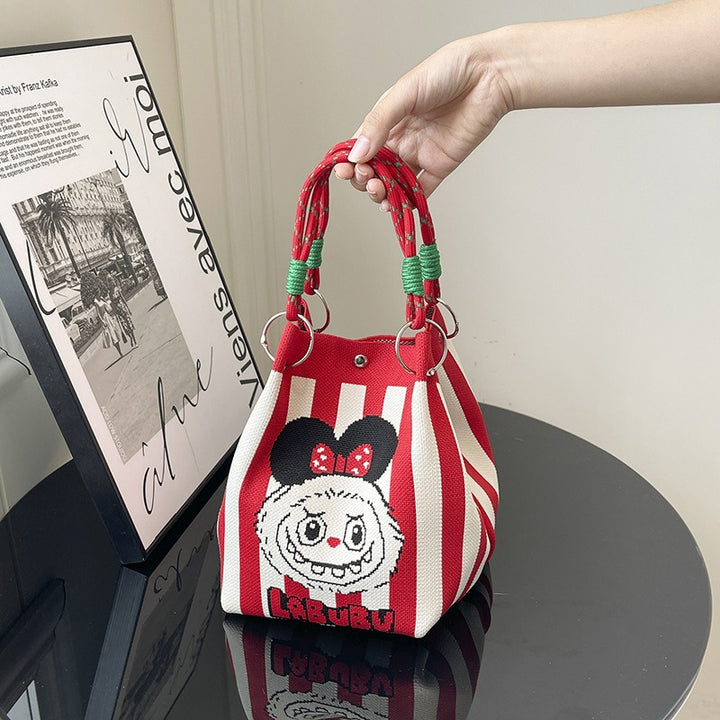 WoFloral Print Textured Handbag Stornfield