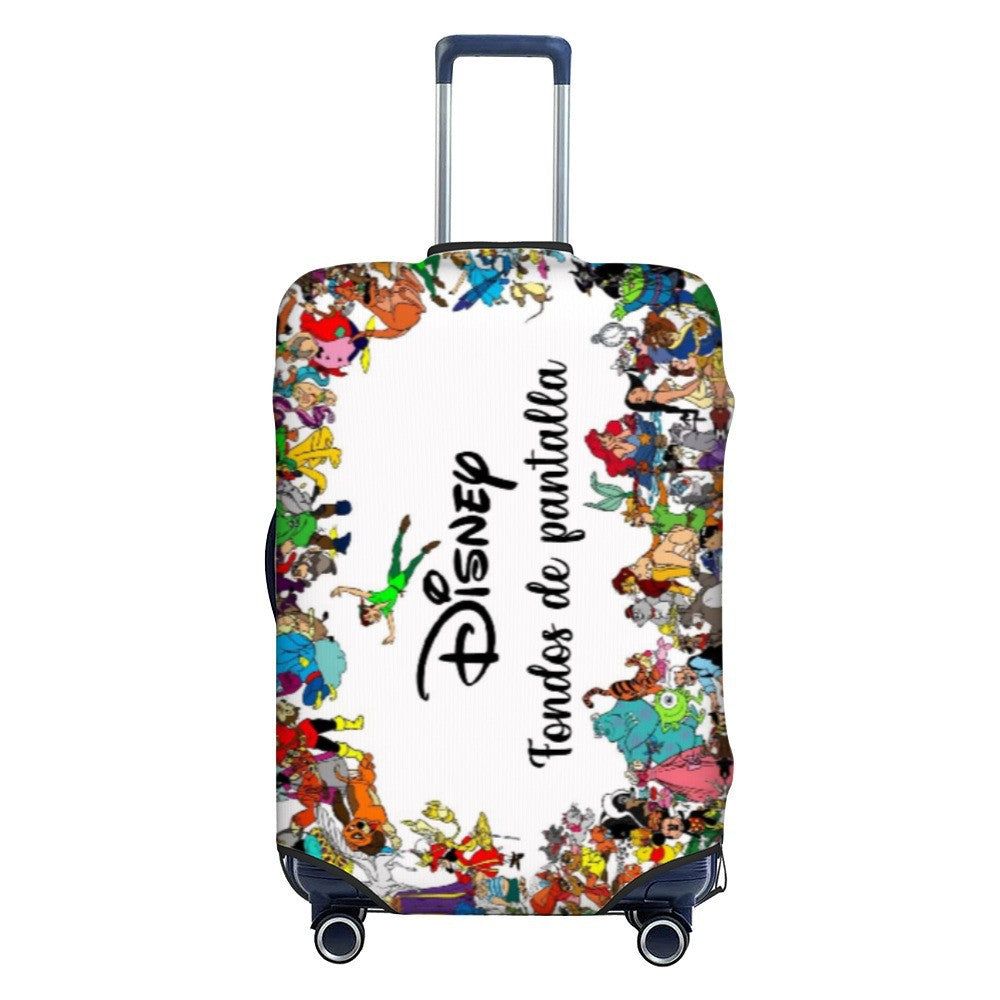 Unisex stretch suitcase cover with elastic fabric, zipper opening and cute pattern Stornfield