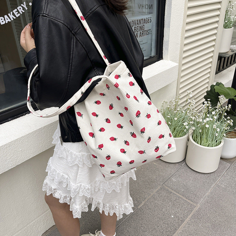 WoPlayful Cherry Print Tote Bag Stornfield
