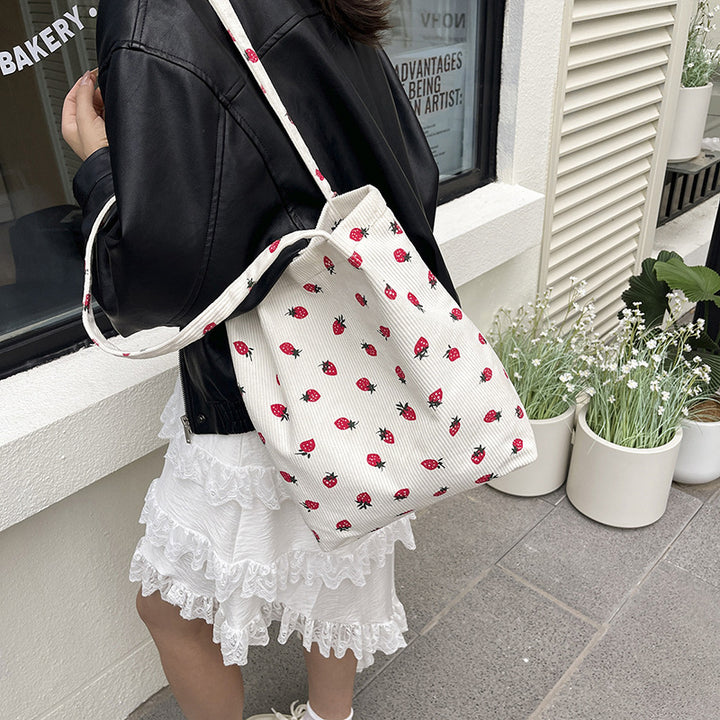 WoPlayful Cherry Print Tote Bag Stornfield