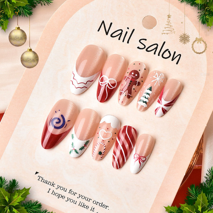 Festive Themed Press-On Nail Art Set Stornfield 1790636735