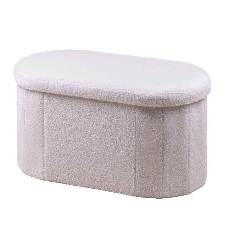 Plush Storage Ottoman Stornfield