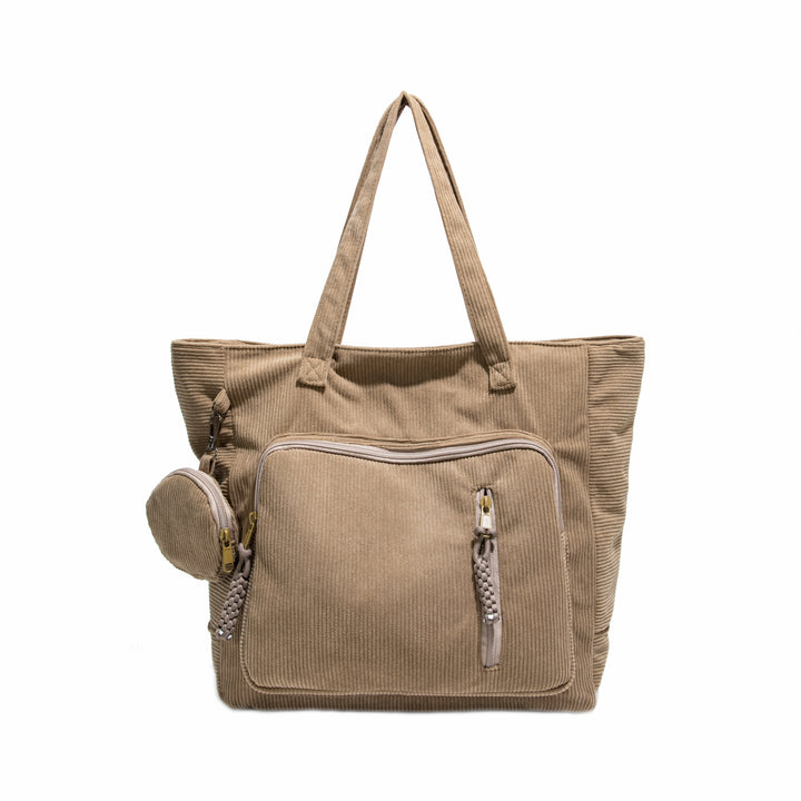 WoSpacious Multi-Pocket Canvas Tote Bag Stornfield