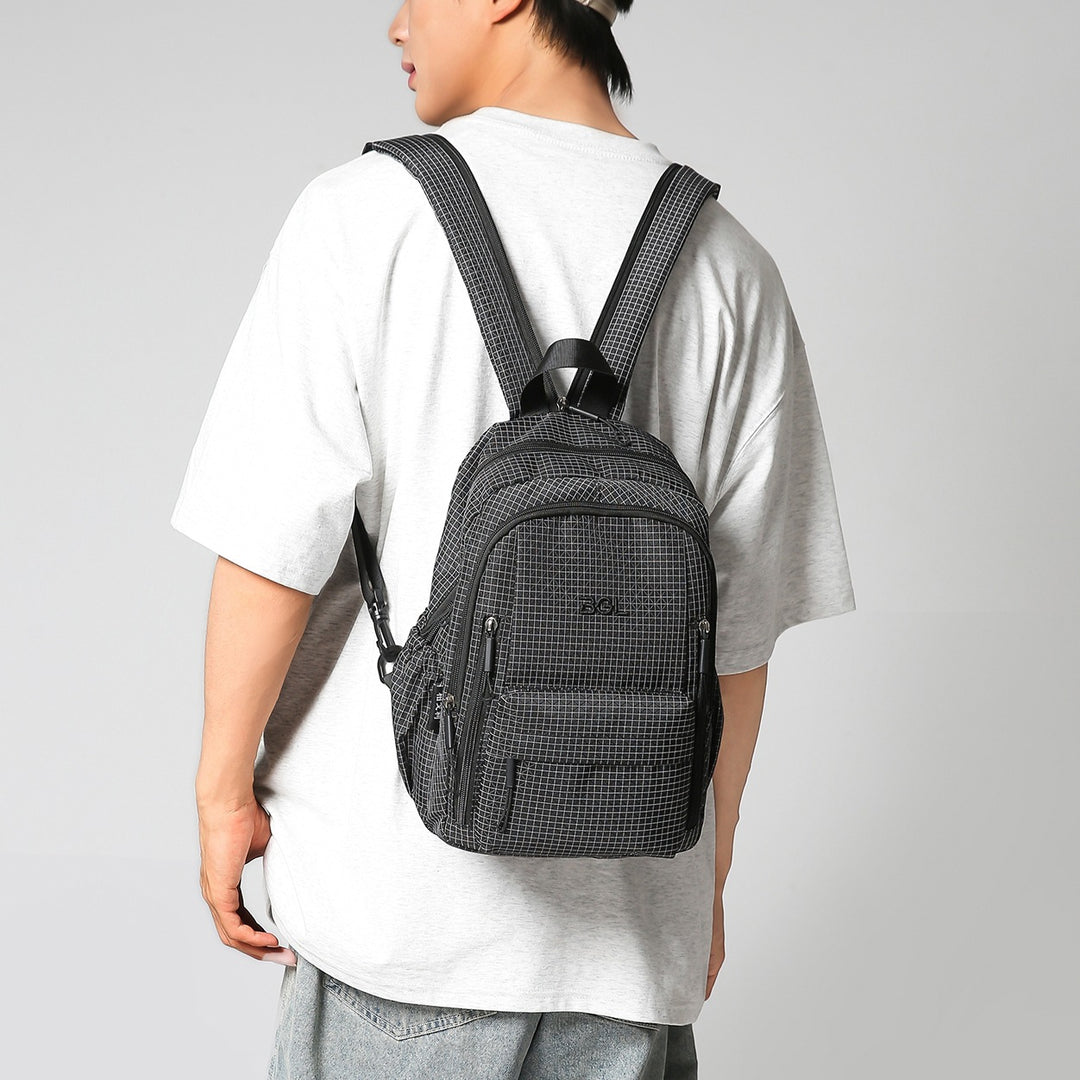 Textured Multi-Pocket Backpack Stornfield