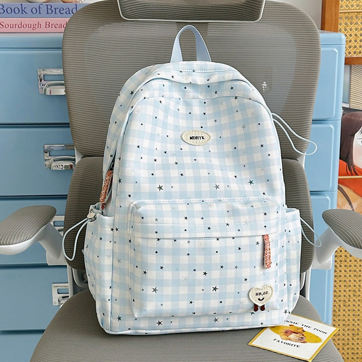 Stylish Checkered Mini Backpack Stornfield