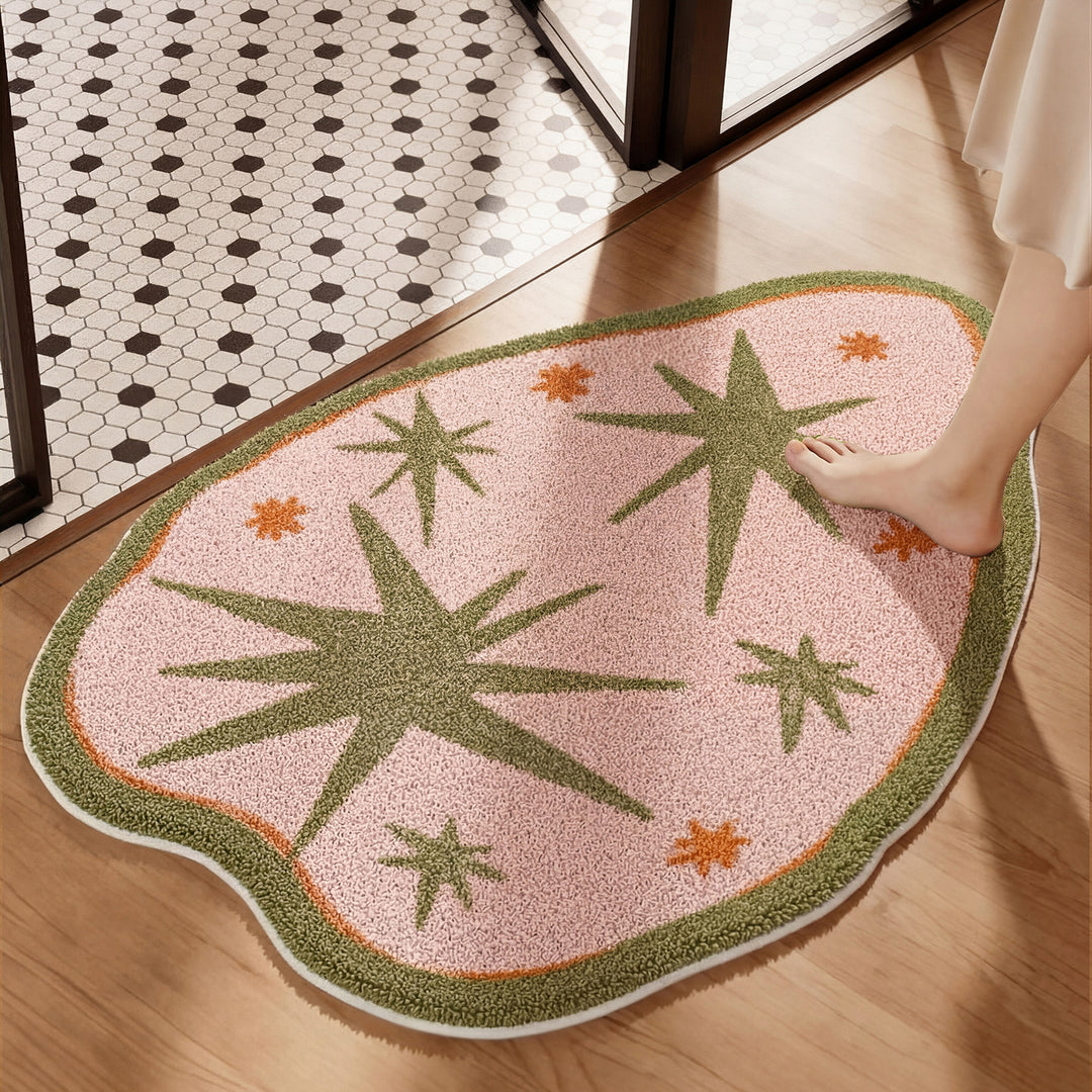 Leaf-Shaped Bath Mat