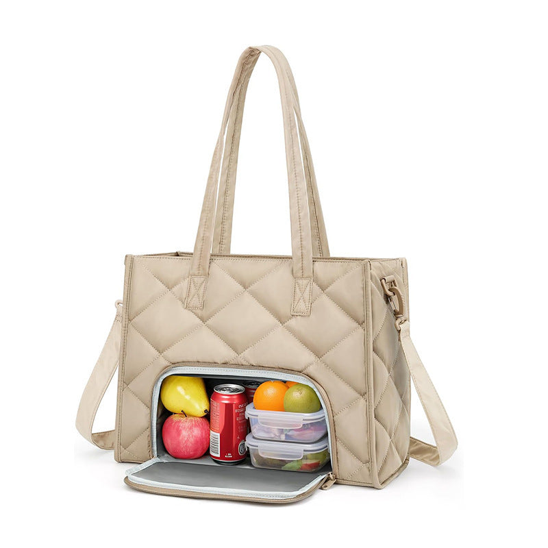Insulated picnic bag with several compartments and practical cooling function Stornfield