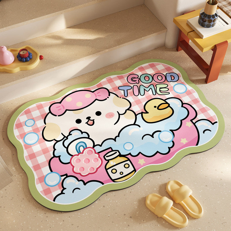 Fun Animal-Themed Bath Mat