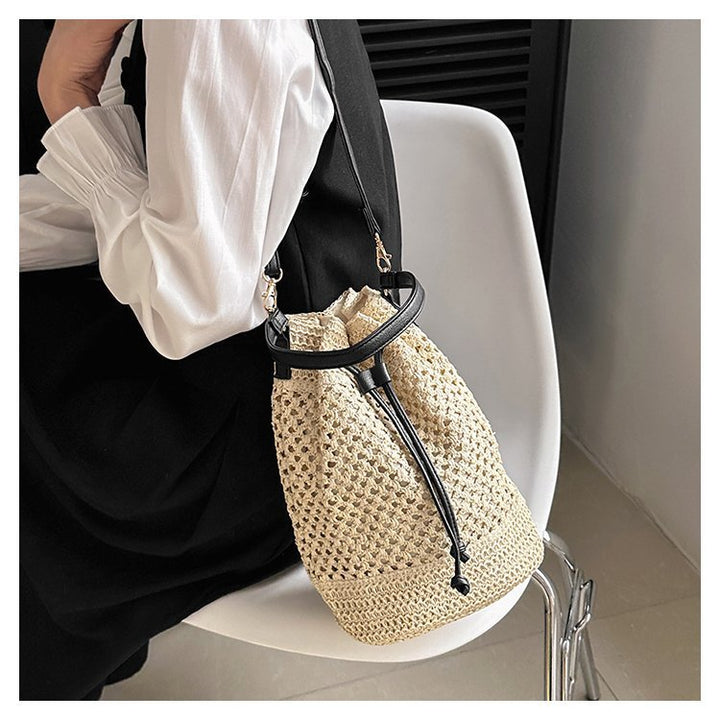 Hand-knotted bags with foldable design Stornfield