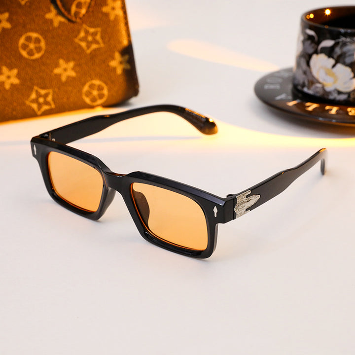 Ladies elegant rectangular sunglasses with special frame Stornfield