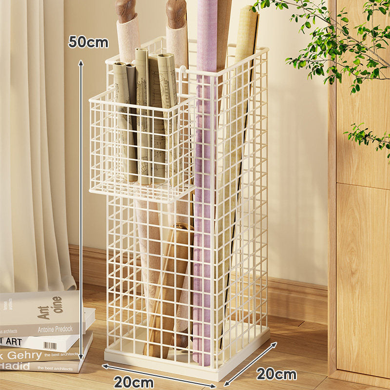 Vertical Mesh Desktop Roll Document & Utensil Organizer