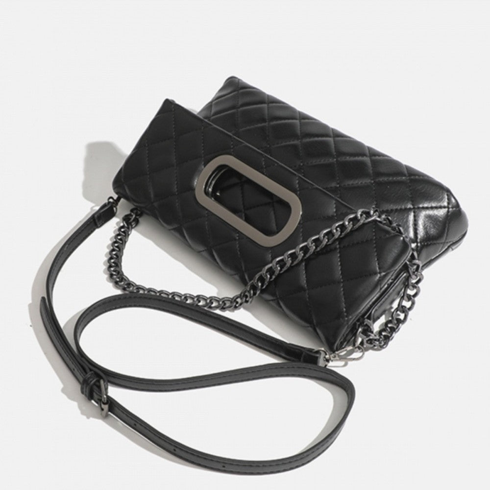 Quilted Evening Clutch Purse