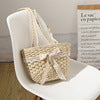 Elegant basket bag with decorative lace ribbon Stornfield