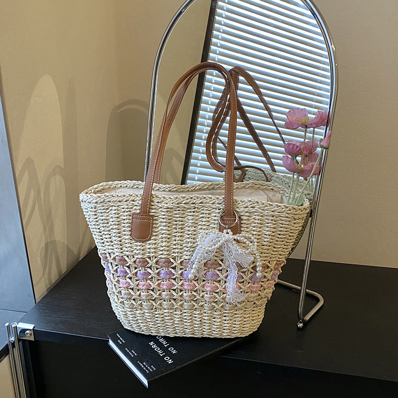 Woven Straw Tote