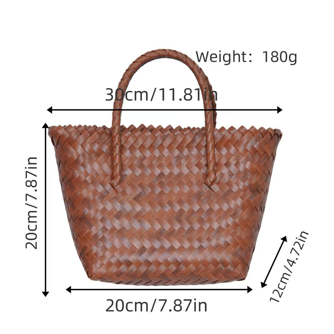 Braided tote bag with ergonomic handles Stornfield
