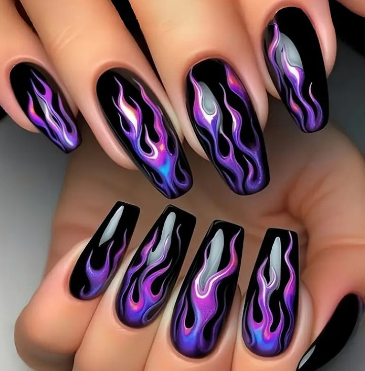 Iridescent Acrylic Nail Enhancements Stornfield