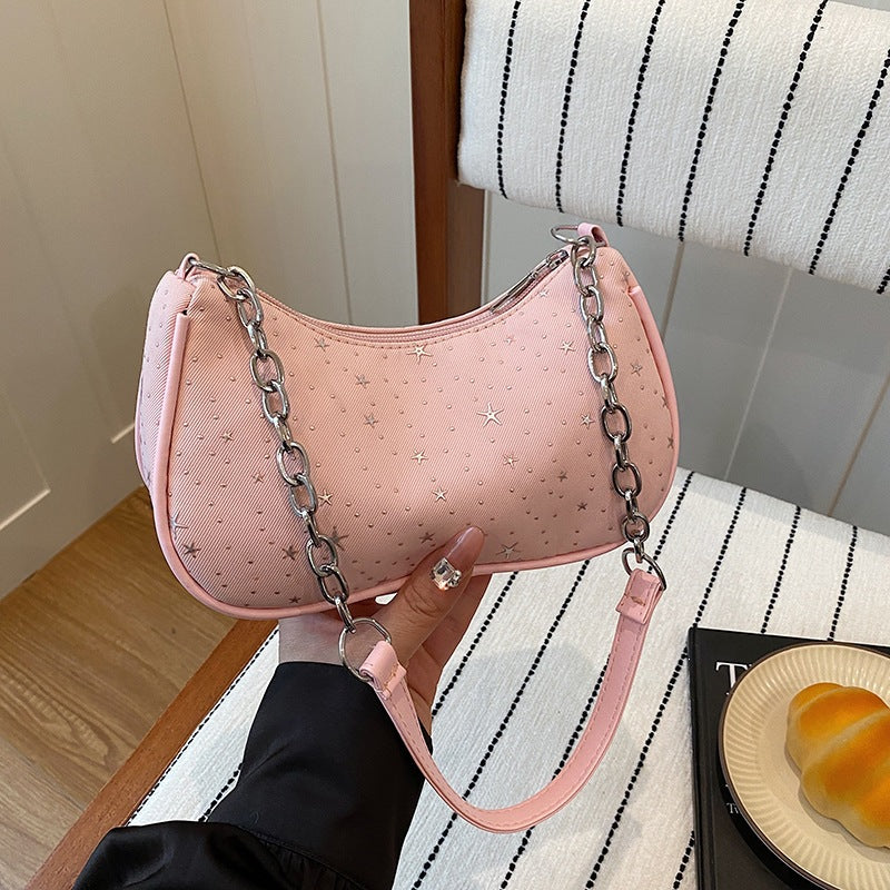 Starry Patterned Evening Handbag