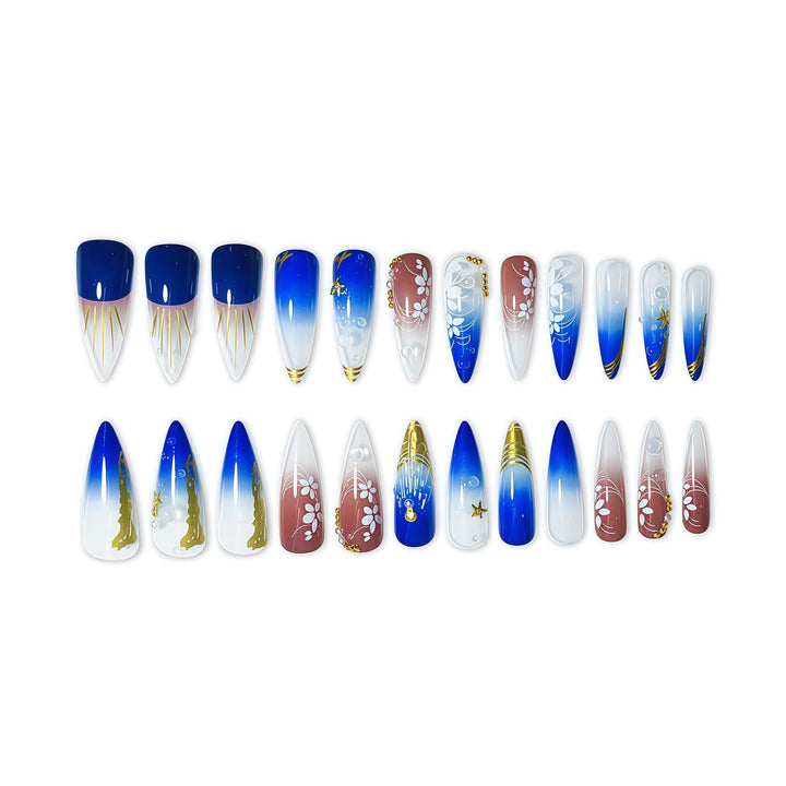Artistic Long Stiletto Nail Extensions Stornfield