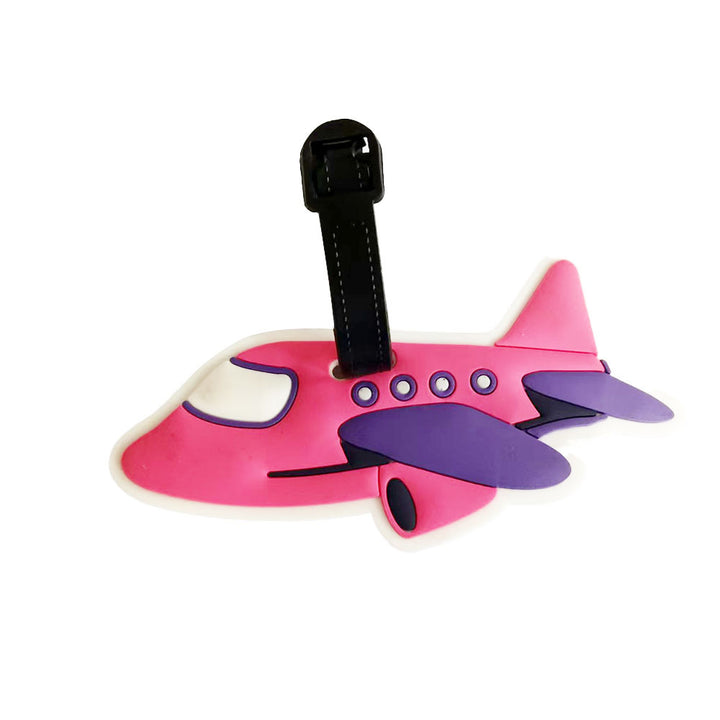 Unisex luggage tag in creative airplane design Bowlift