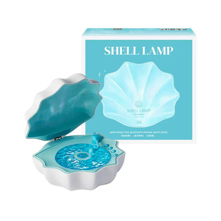 Stornfield | Seashell Lamp Retro Platinum Bluetooth LED Nightlight - Perfect Gift for Kids and Girls