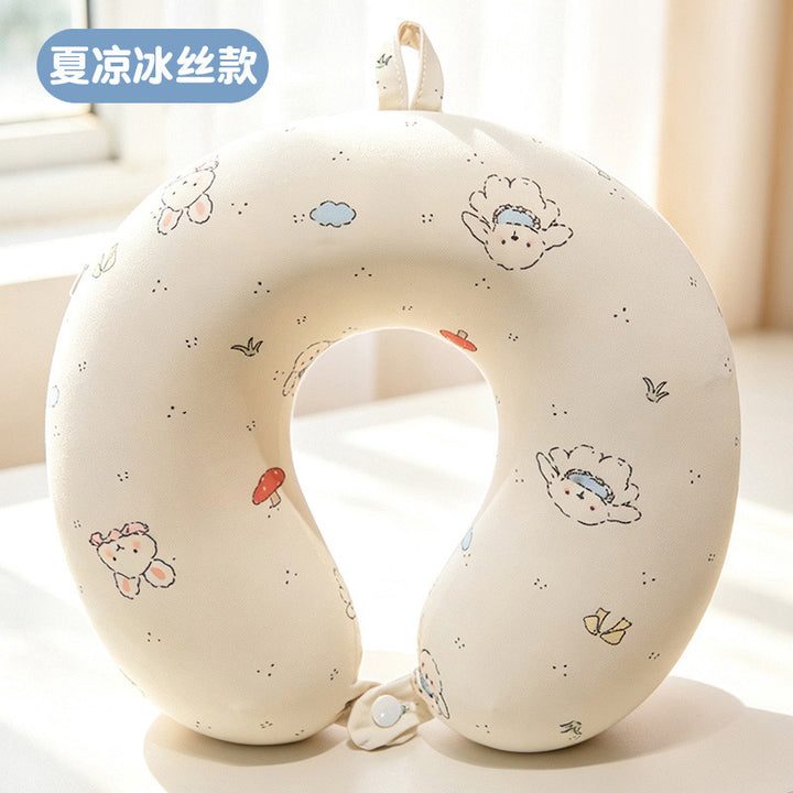 Ergonomic neck pillow with floral design Stornfield
