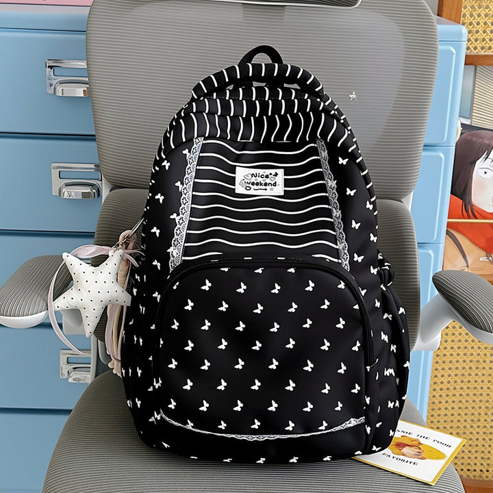 Cute Butterfly Patterned Backpack