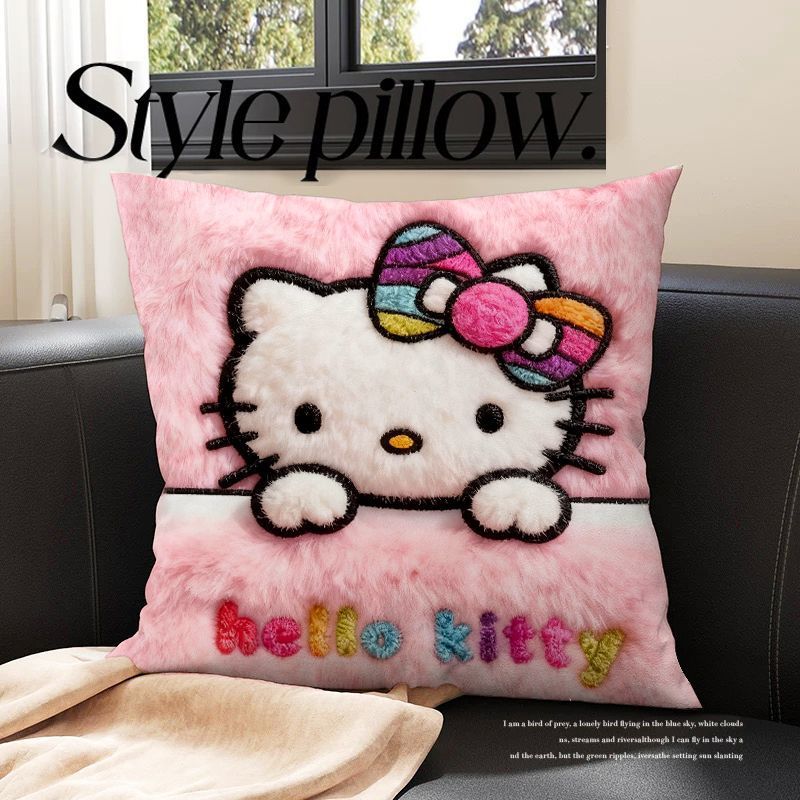 Cute Character-Themed Decorative Cushion