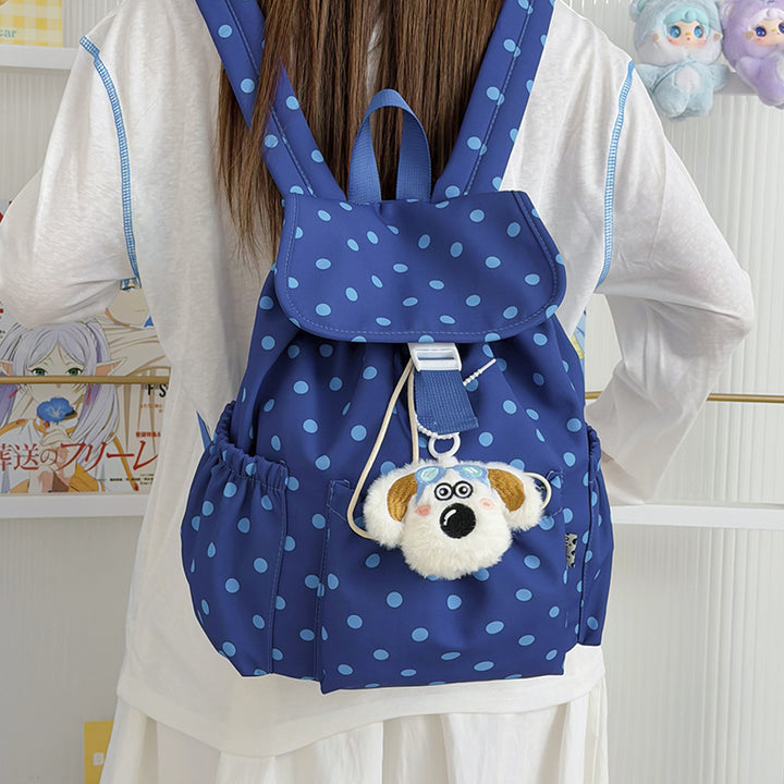 Playful Polka Dot Drawstring Backpack Stornfield