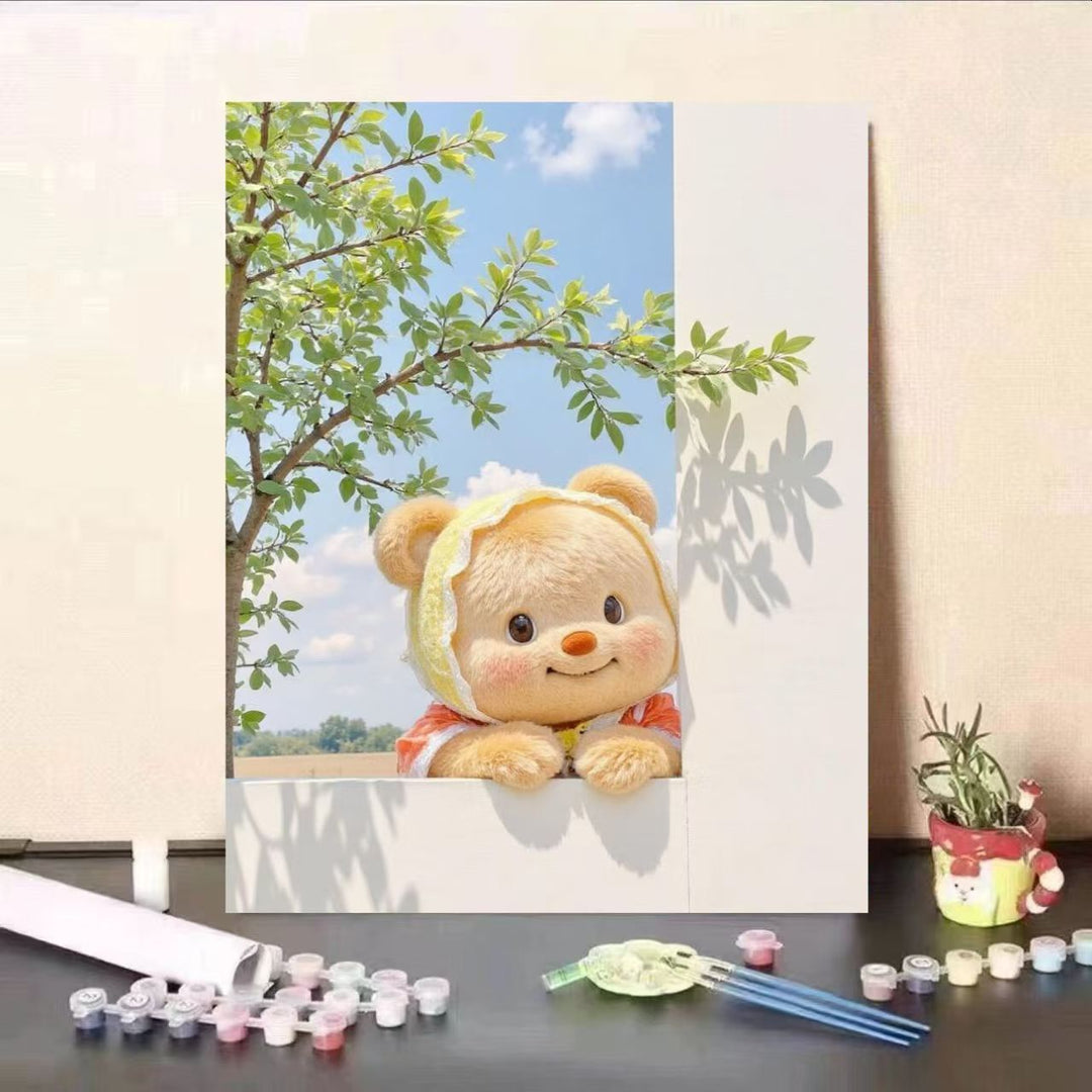 DIY Playful Bear-Themed Painting Kit Stornfield