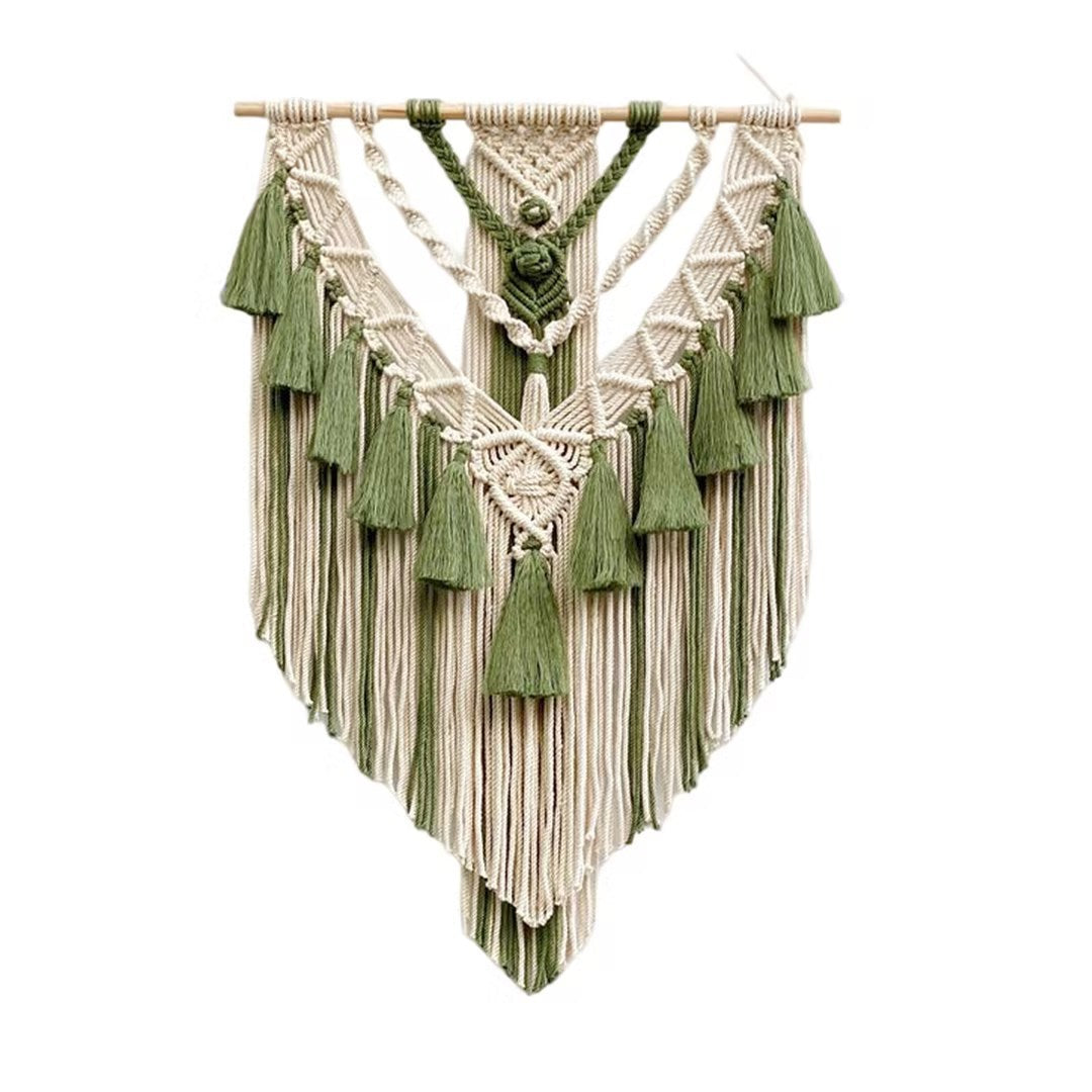 Macrame Wall Hanging with Fringes Stornfield