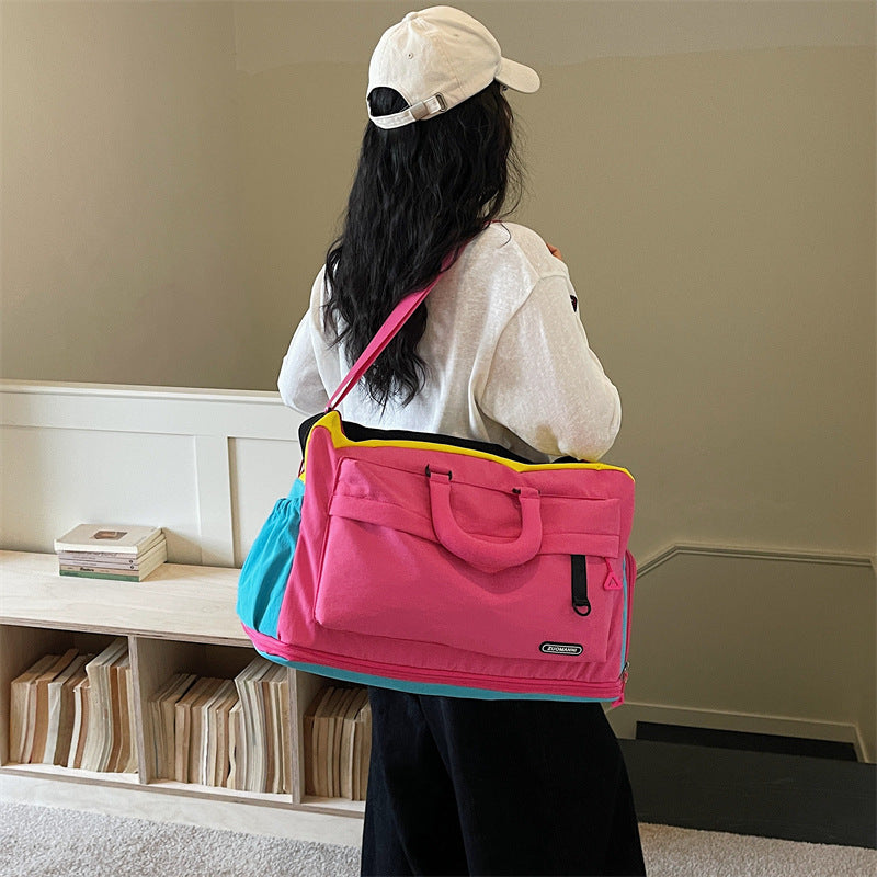 Colorful Multi-Pocket Travel Duffle Bag Stornfield