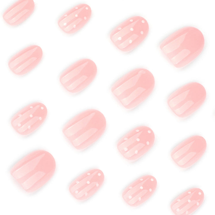 Artful Nail Art with Delicate Dot Design Stornfield
