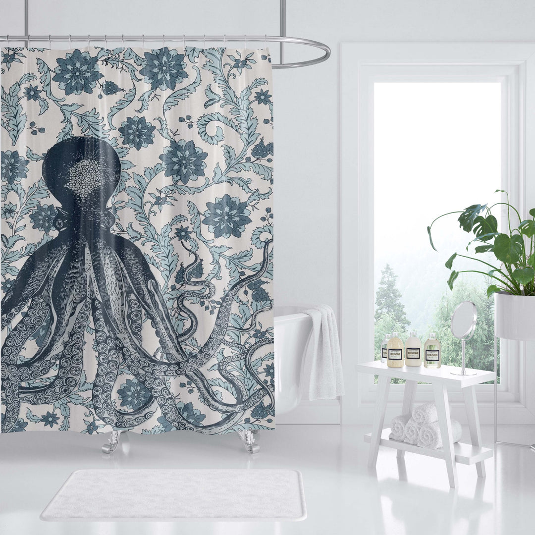 Ocean-Themed Art Shower Curtain Stornfield