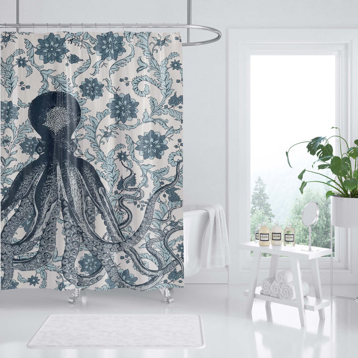 Ocean-Themed Art Shower Curtain Stornfield