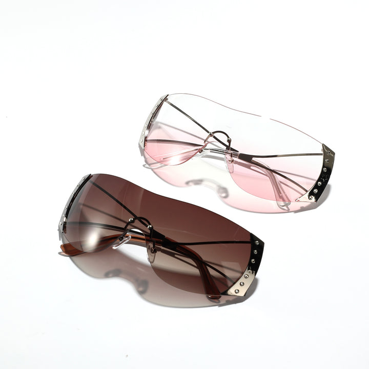 Women futuristic sunglasses with stylish frame and high-grade UV protection Stornfield