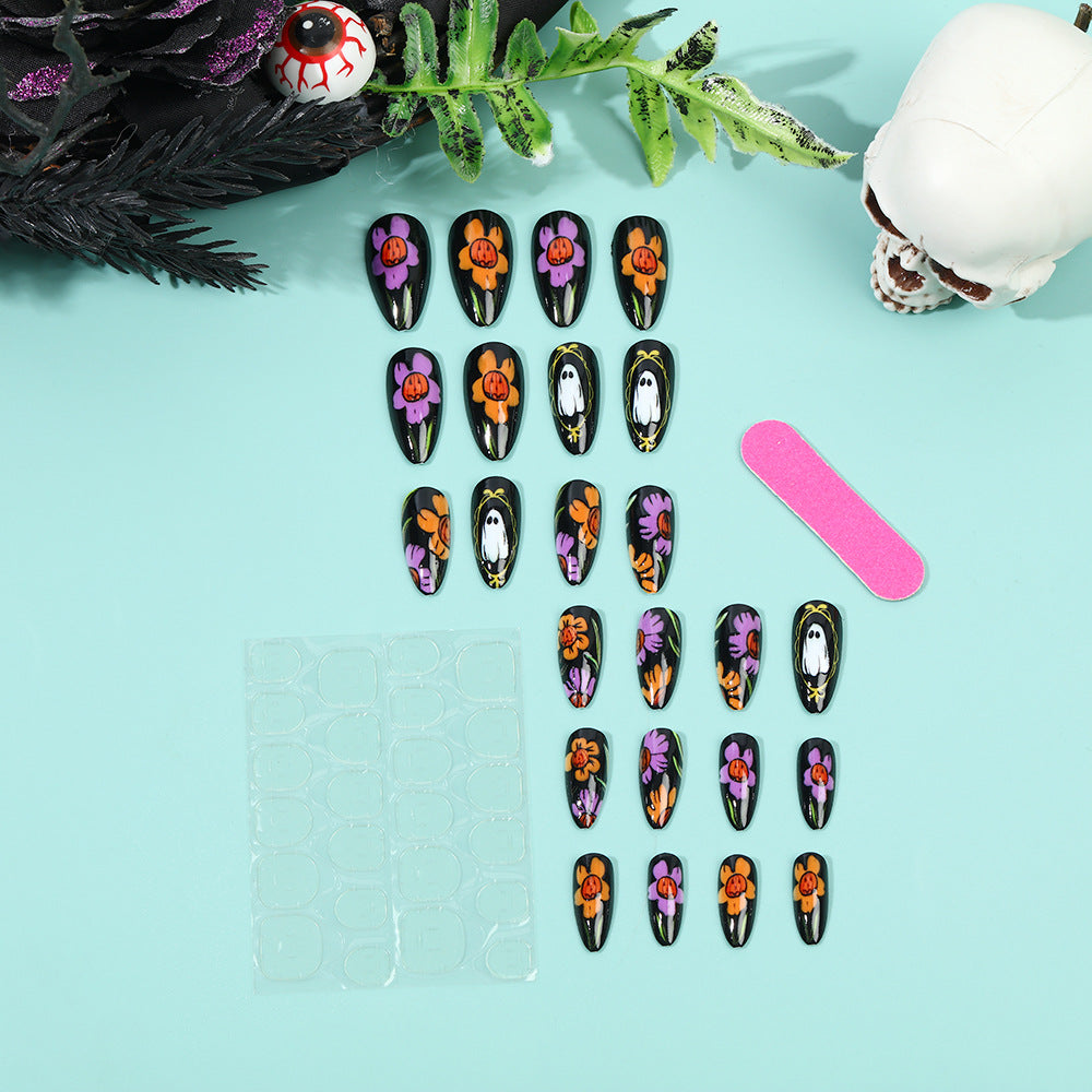 Artificial nails with creative Halloween design Stornfield