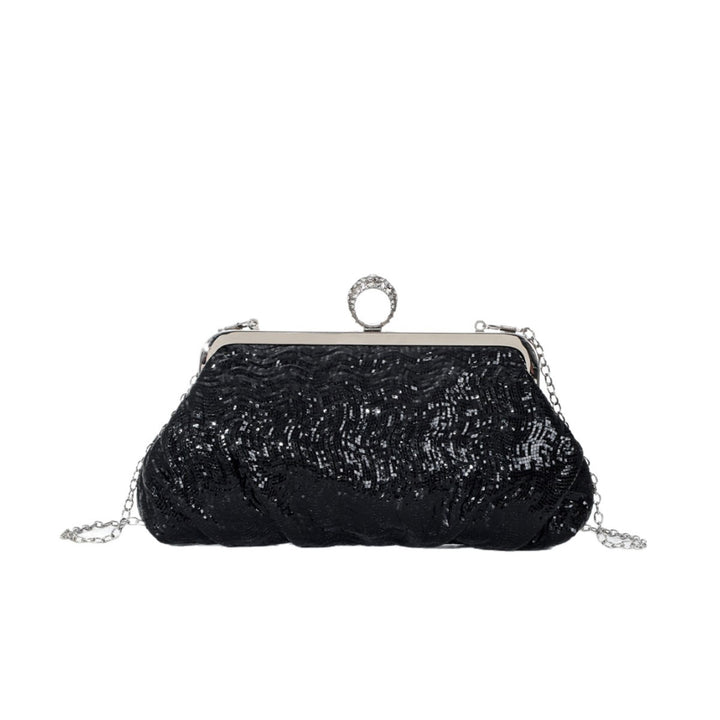 Vintage-Inspired Textured Evening Clutch