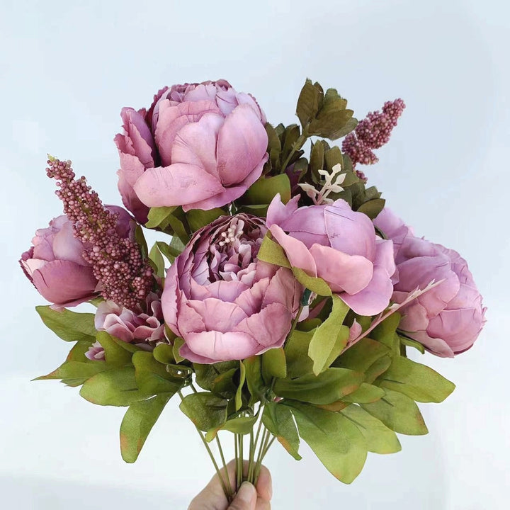 Luxurious Faux Peony Bouquet