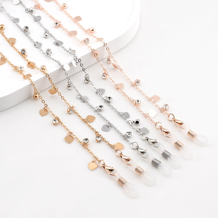 Decorative Heart-Shaped Eyewear Chain Stornfield