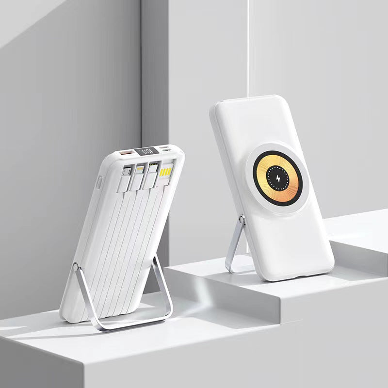 Multifunctional power bank with wireless charger and integrated stand Stornfield