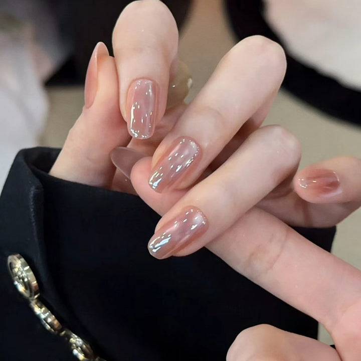 Glossy Gel Nail Extensions 1790864884