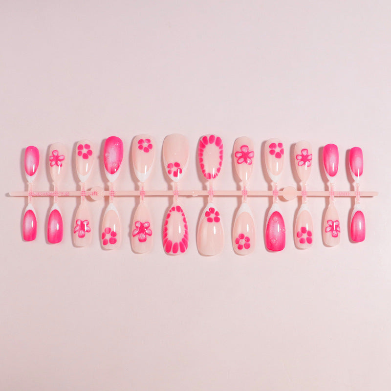 Premium Press-On Nail Set with Decorative Accents Stornfield