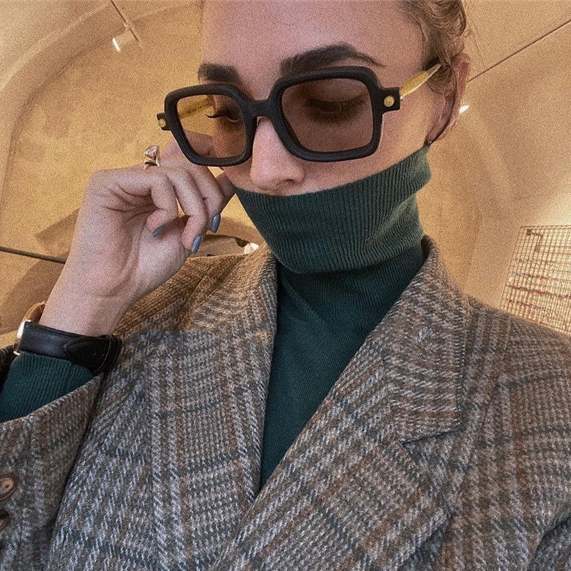 Women square sunglasses with trendy frame and comfortable fit Stornfield