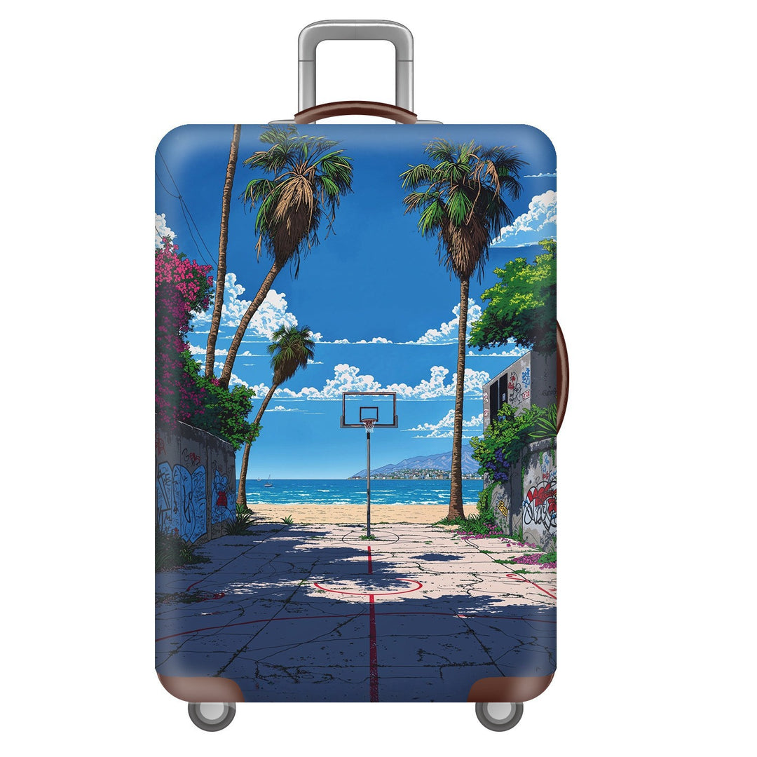 Unisex Hard Shell Suitcase with Dreamy Landscape Design Stornfield