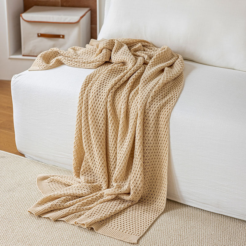 Lightweight Woven Throw Blanket