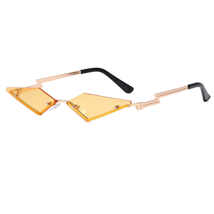 Women's geometric designer sunglasses with innovative frame Stornfield