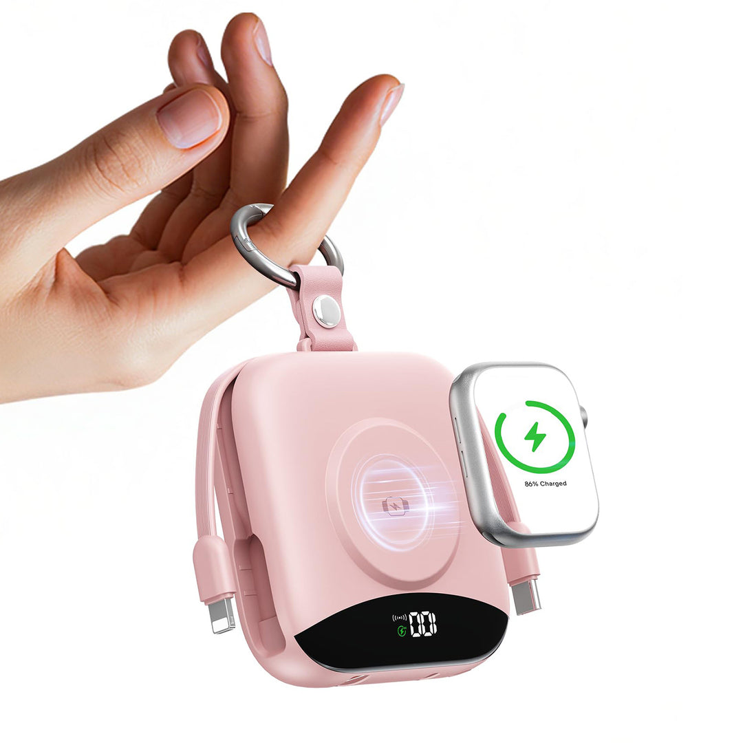 Portable Wireless Charger with Integrated Power Bank Stornfield