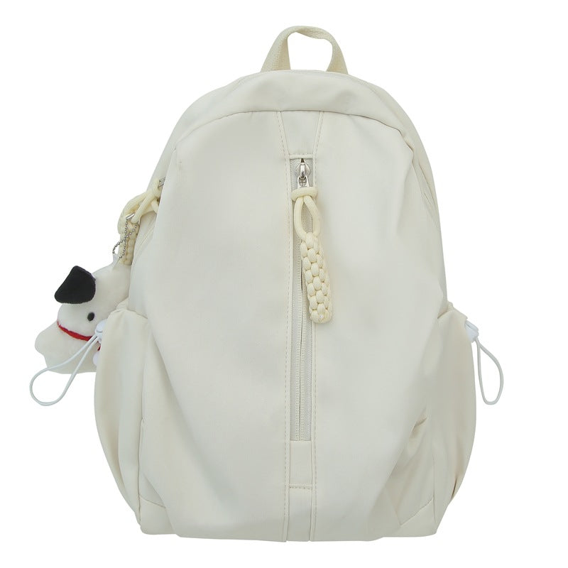 Backpack with Cute Plush Keychain and Practical Storage Stornfield